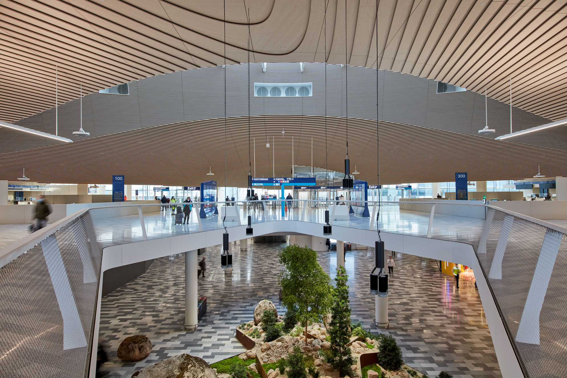 Helsinki Airport Terminal interior